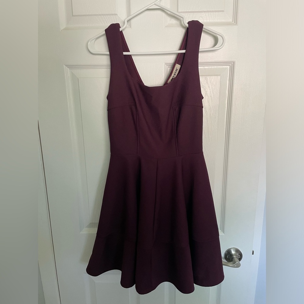 Mystic (Mendocino) Mini Purple Skater Dress (Size: Medium/Large)